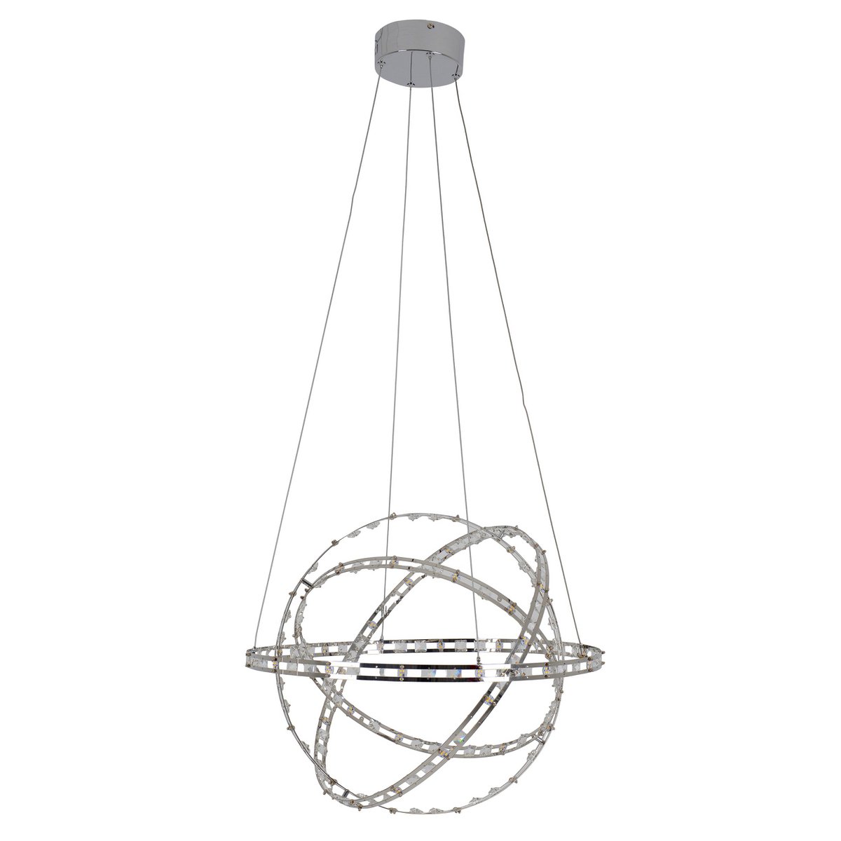Näve Cosmos LED Hanglamp Chroom Ø60cm