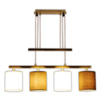 Näve Tilde Hanglamp 4-Lichts - Beige Bruin 86cm