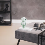 Ornament - 'The Legend' Monkey Figuur - Polyresin - Mintgroen - 11x7x19cm
