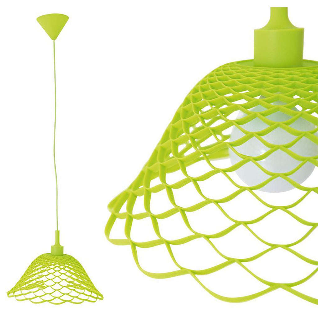 Siliconen hanglamp "Cera" groen 35cm