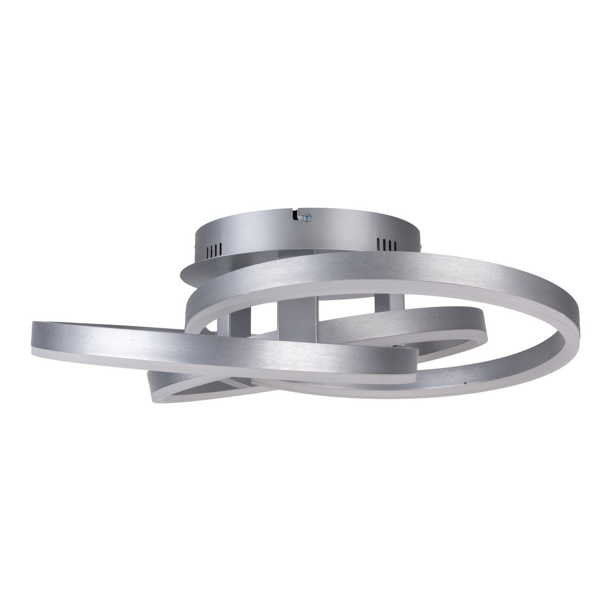 Näve Divora LED Plafondlamp 58cm Zilver Wit