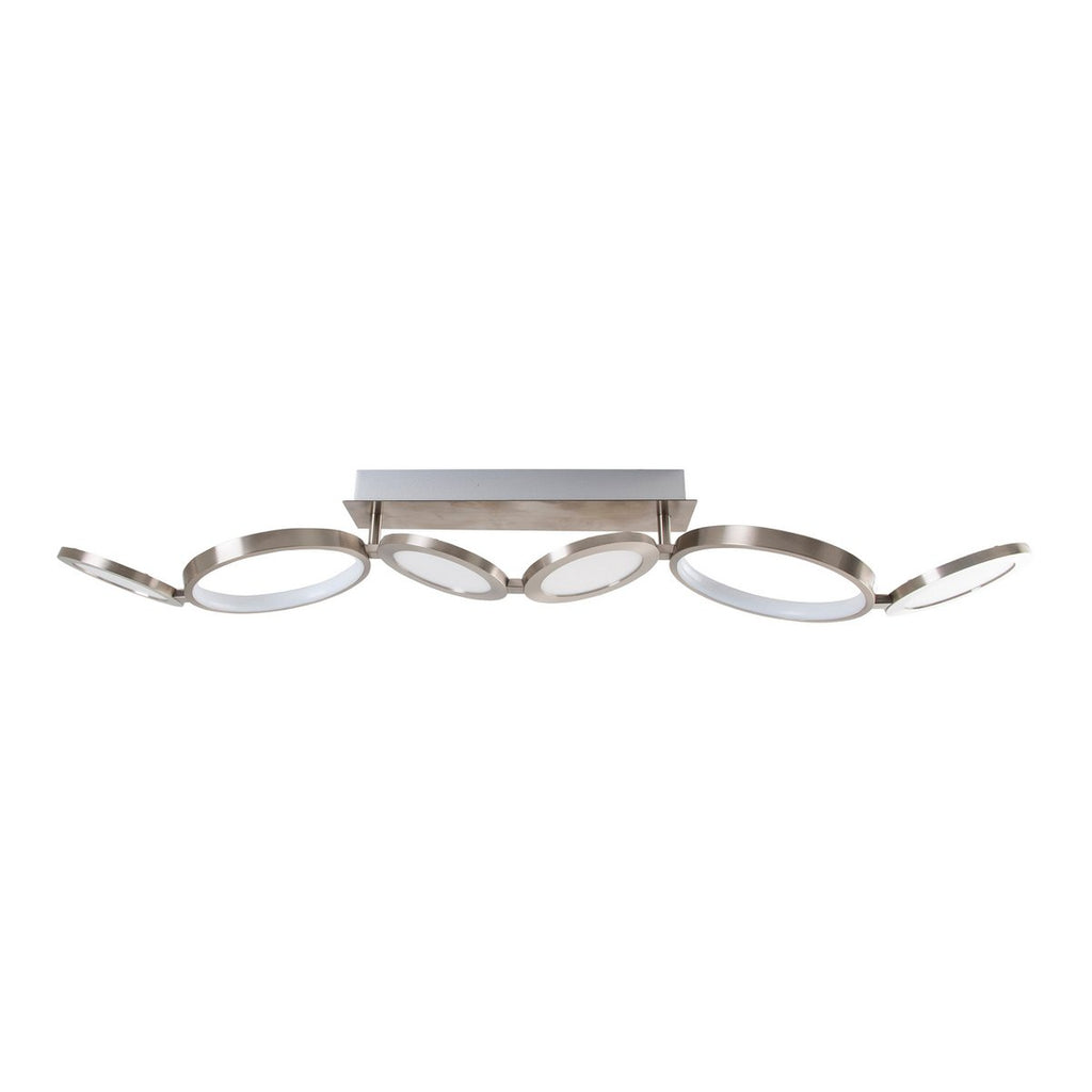 LED Plafondlamp Stelari 100cm - Wit Metaal