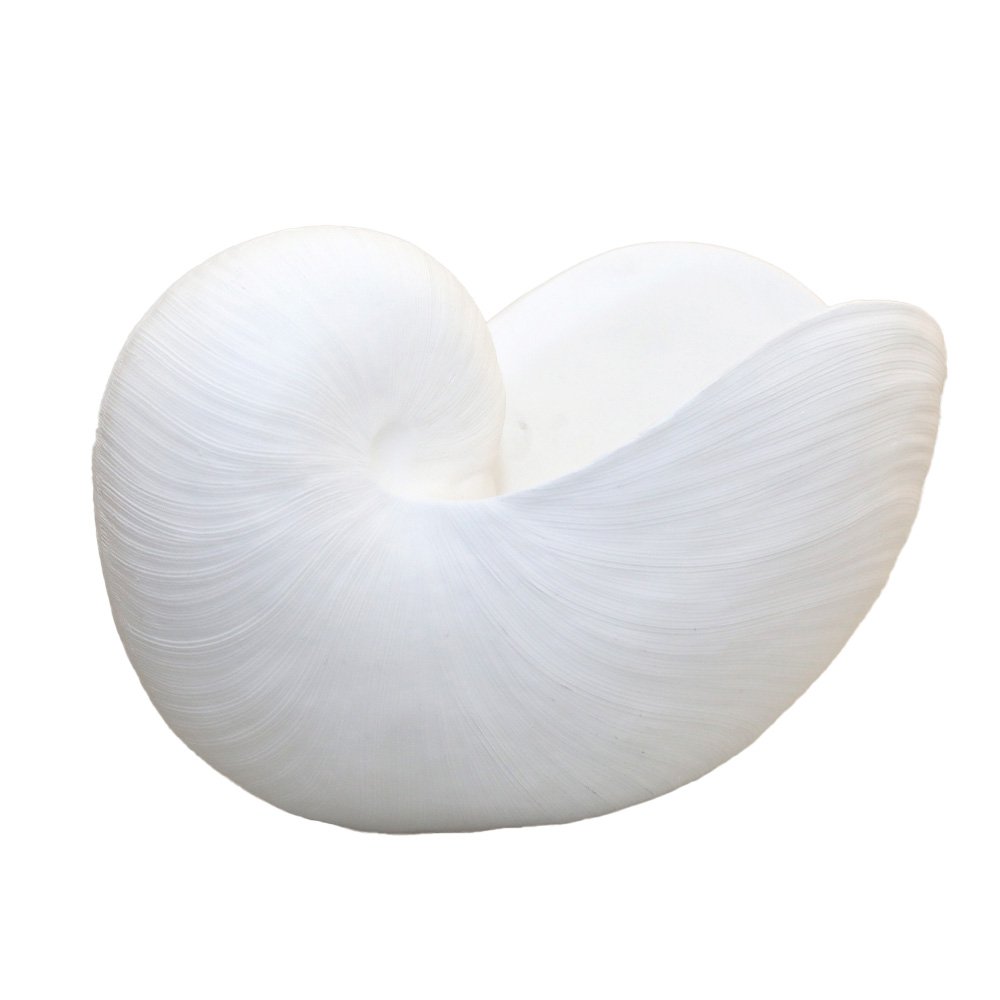 Decoratieve witte schaal polyresin 29cm