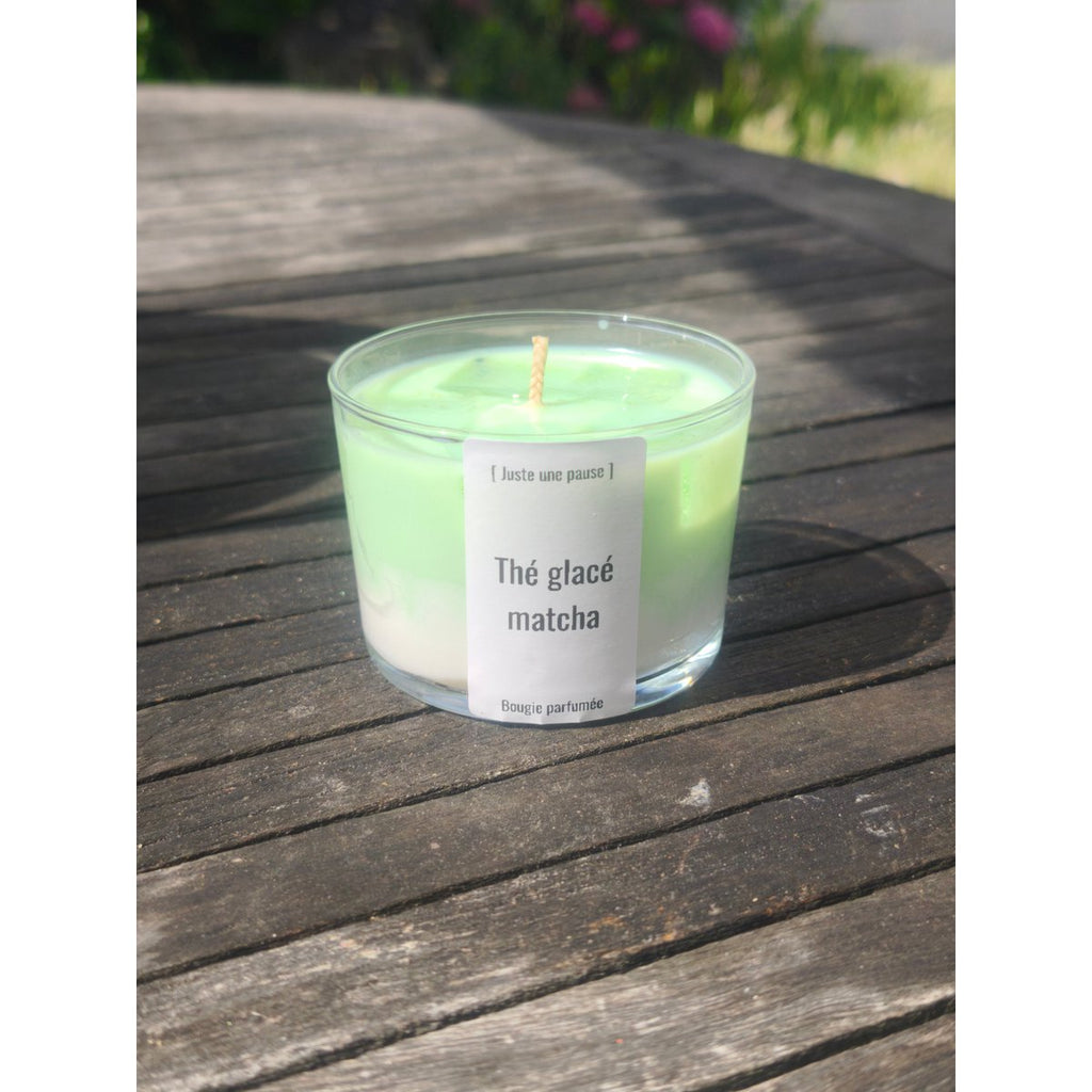 Juste une pause Geurkaars Matcha Iced Tea - 200g Sojawas