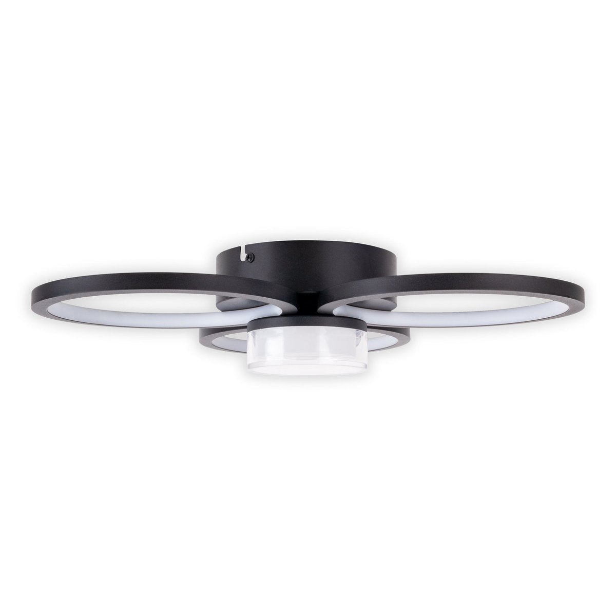CIMO LED Plafondlamp - Zwart 43.6cm 3100lm