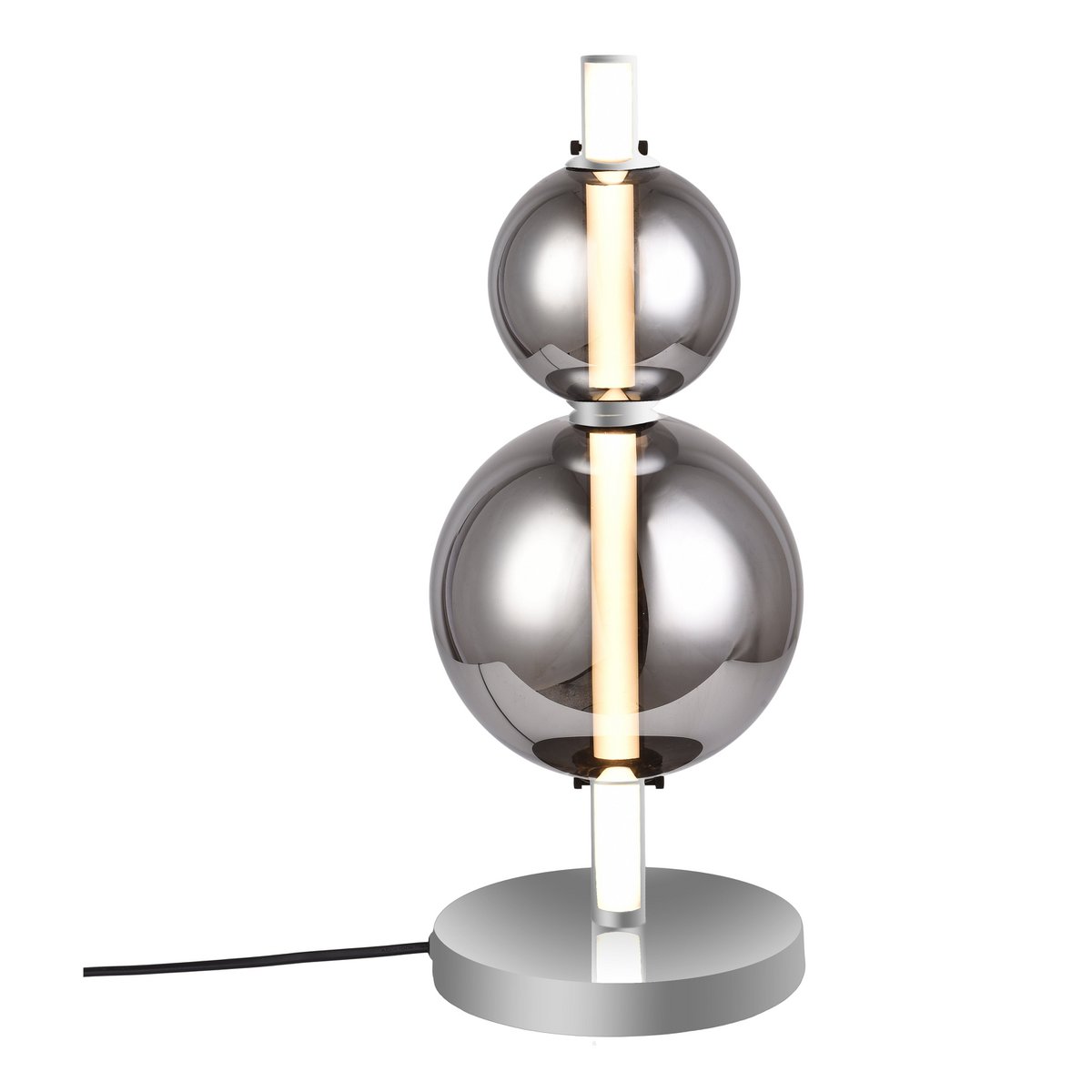 Näve Nova LED Tafellamp - Chroom 44cm