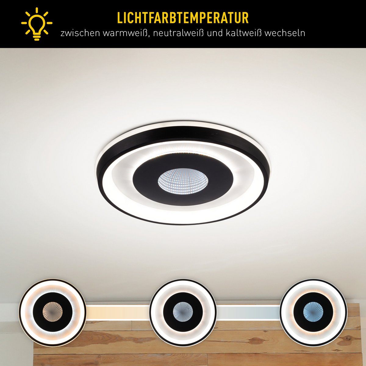 Näve LED-Plafondlicht EVA 49cm