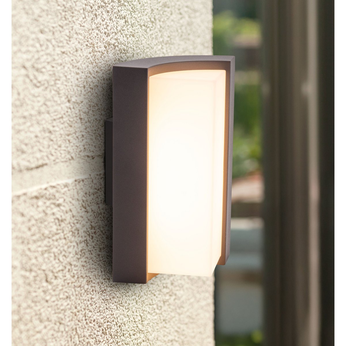 RICO Wandlamp Buiten - Antraciet 14,8cm