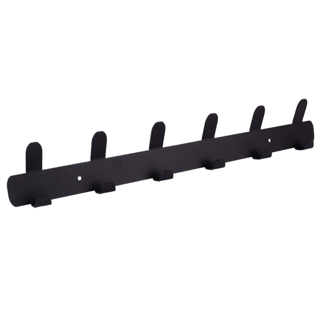 Gorillz Zwarte Wandkapstok - 48cm met 12 Haken