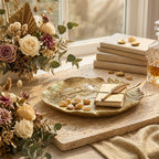 Decoratieve Beker Gouden Plaat 38x29.5cm