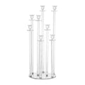 Kristal Tafelcentrum Kandelaar H77cm - Aulica Transparant