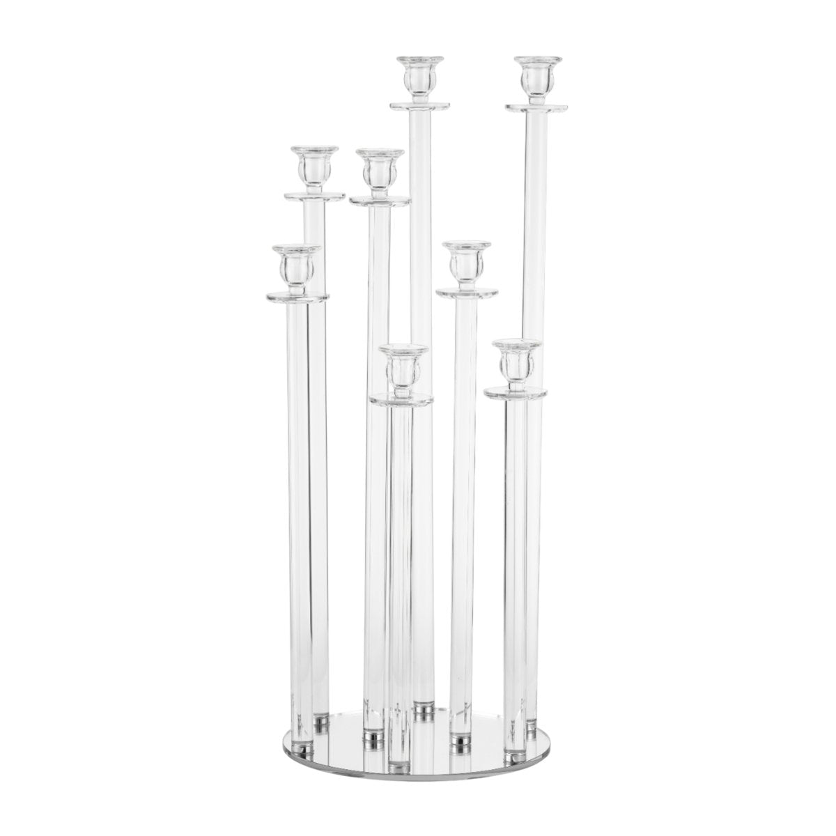 Kristal Tafelcentrum Kandelaar H77cm - Aulica Transparant
