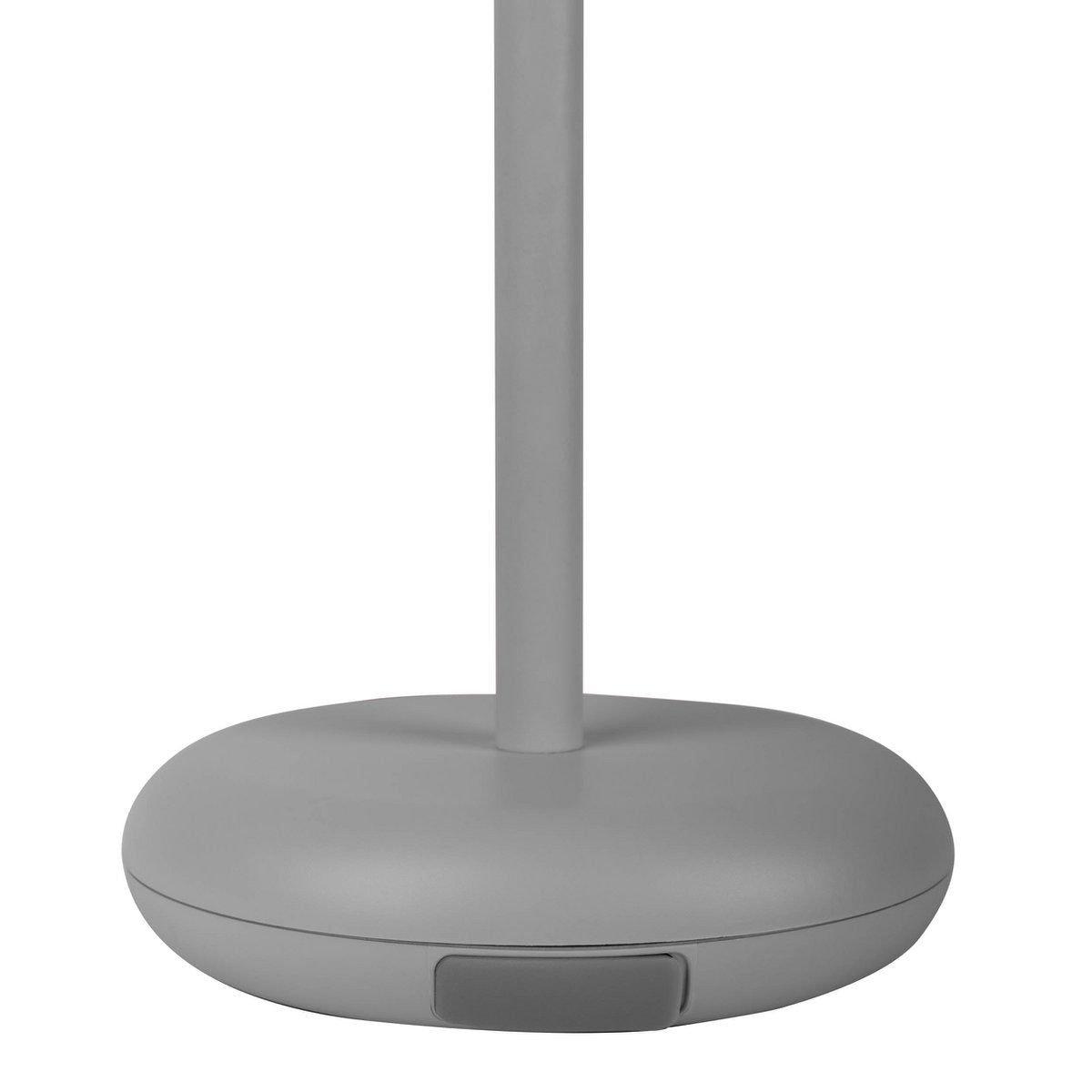 Batterijlichtlicht "PASI" voor buiten en binnen, gemaakt van metaal en plastic in grijs, dimbaar, met aanraking en geheugenfunctie, ca. 26 cm hoog