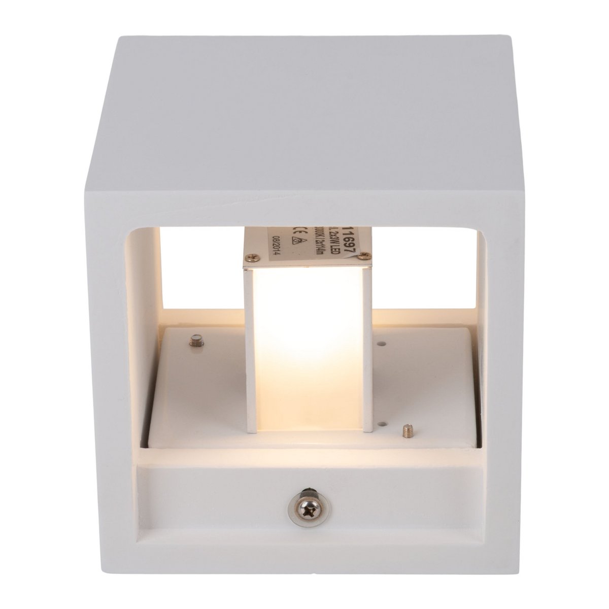 LED Wandlamp Näve - 11,5cm Gips Warm Wit