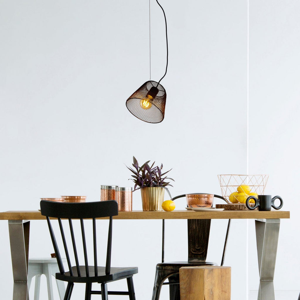 Näve Korie Hanglamp - Zwart Ø20cm E27