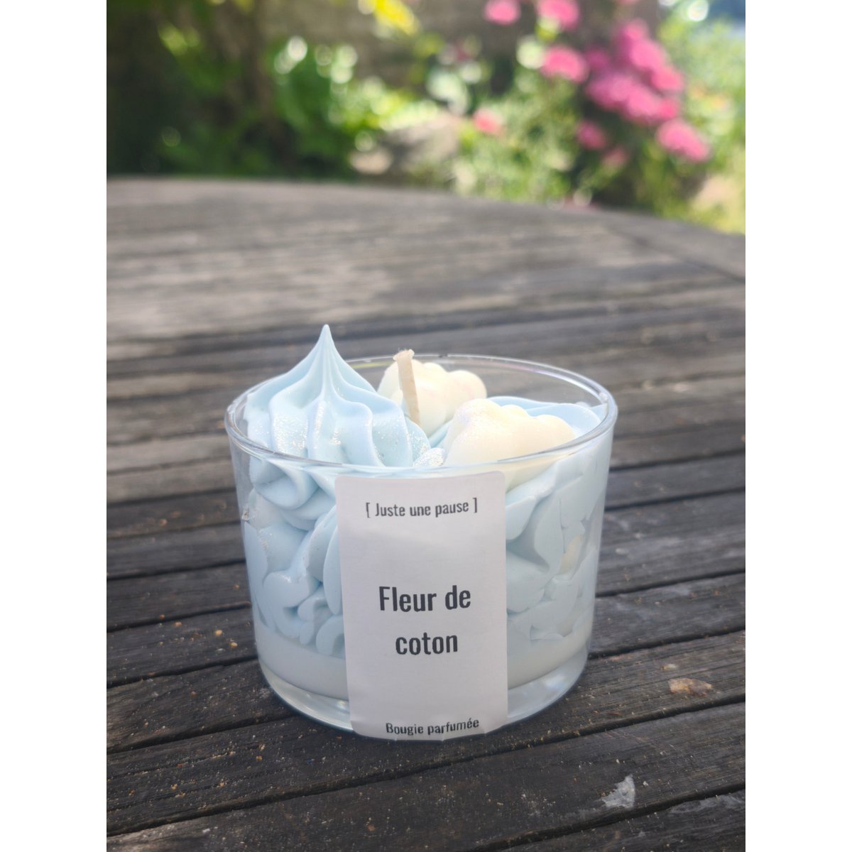 Juste une pause Absolute Purity Chantilly Kaars - Katoenbloem 200g