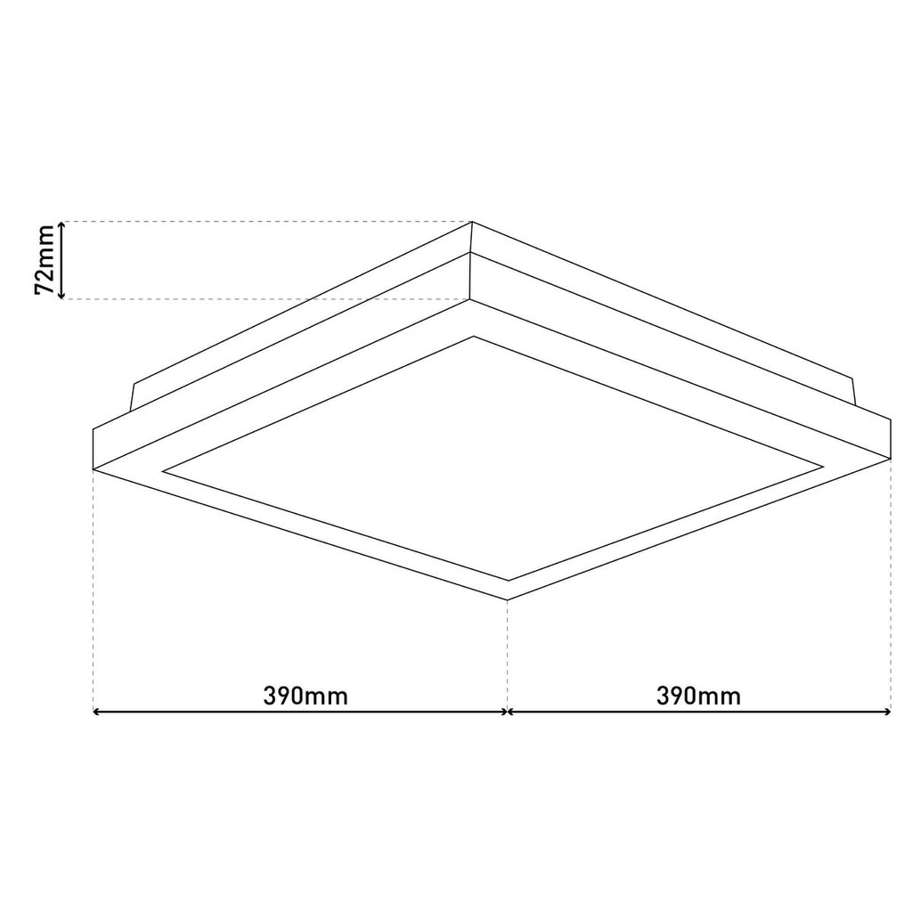 LED plafondlamp "Madrid"