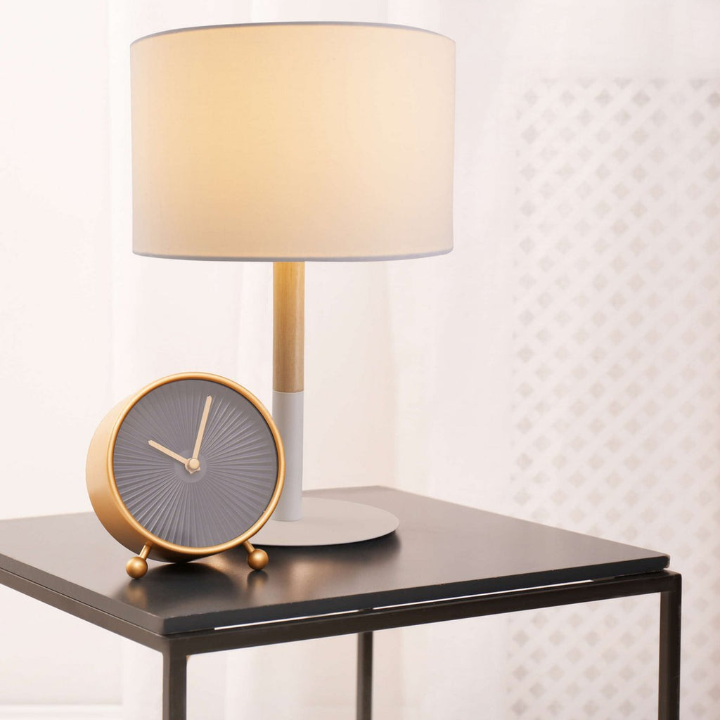 Näve Tessile Tafellamp - Wit 37cm E14
