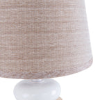 Näve Stoney Keramische Tafellamp - Bruin 31cm