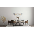 LED hanglamp Tripoli 100cm - Zwart