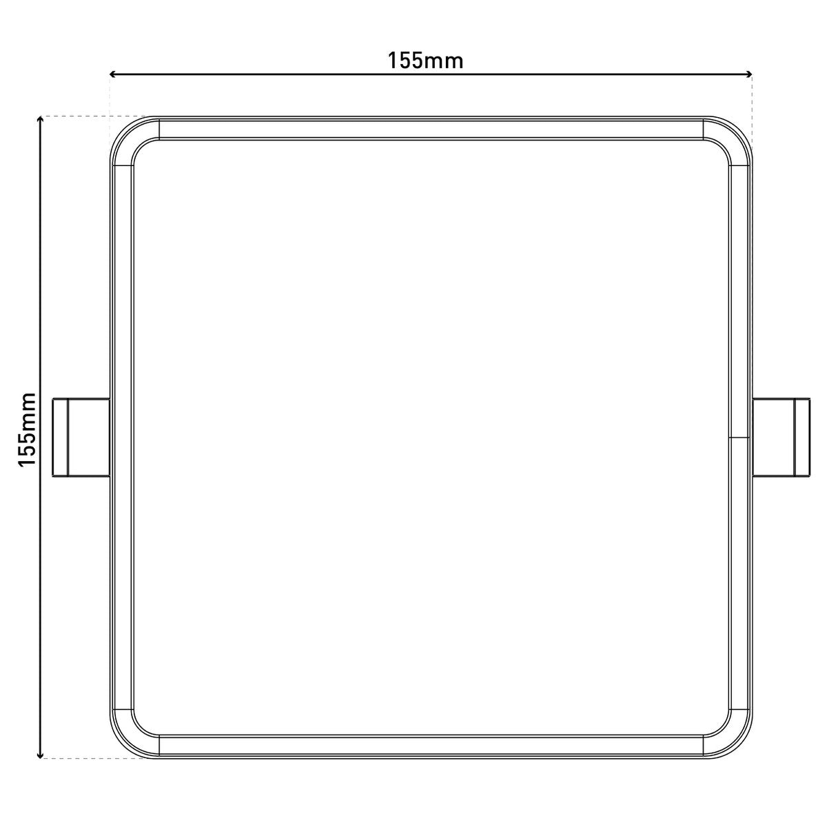 LED Inbouwlamp Suma 15,5cm Dimbaar Näve
