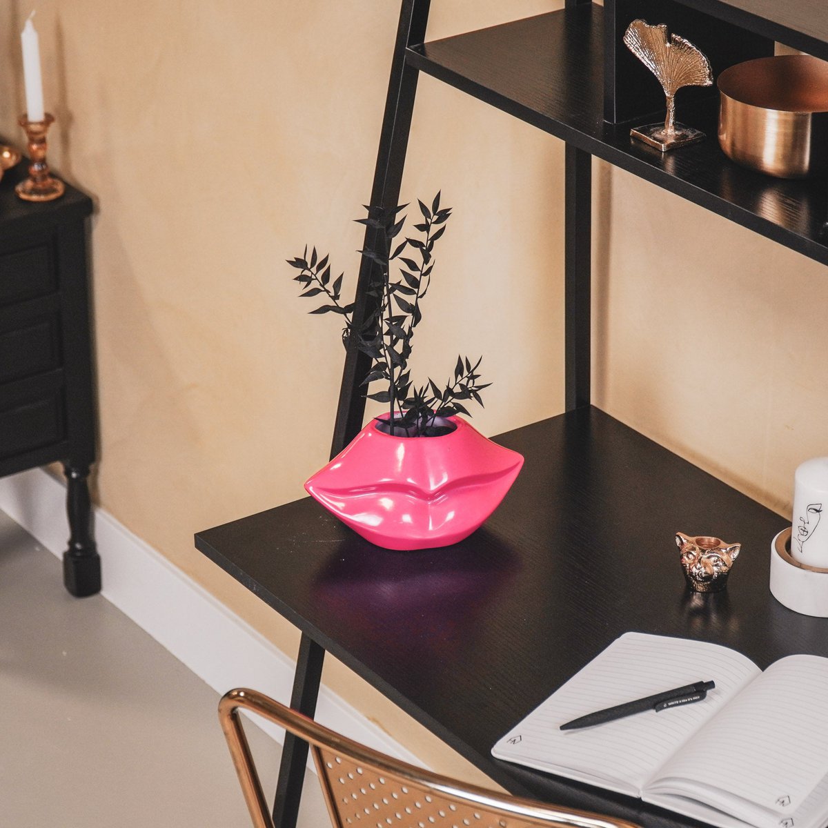 Keramiek Pot Neon Roze 21x19x11cm - Housevitamin