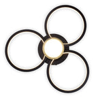 CIMO LED Plafondlamp - Zwart 43.6cm 3100lm