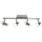 Näve Garda LED Plafondlicht 66cm Chroom