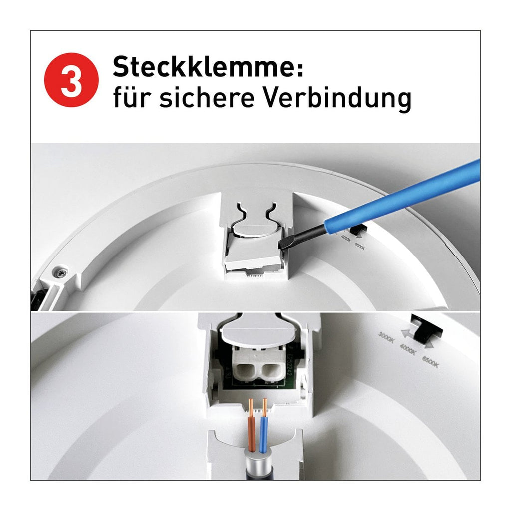 Näve Bonus LED-Plafondlamp Ø21,7cm Wit CCT