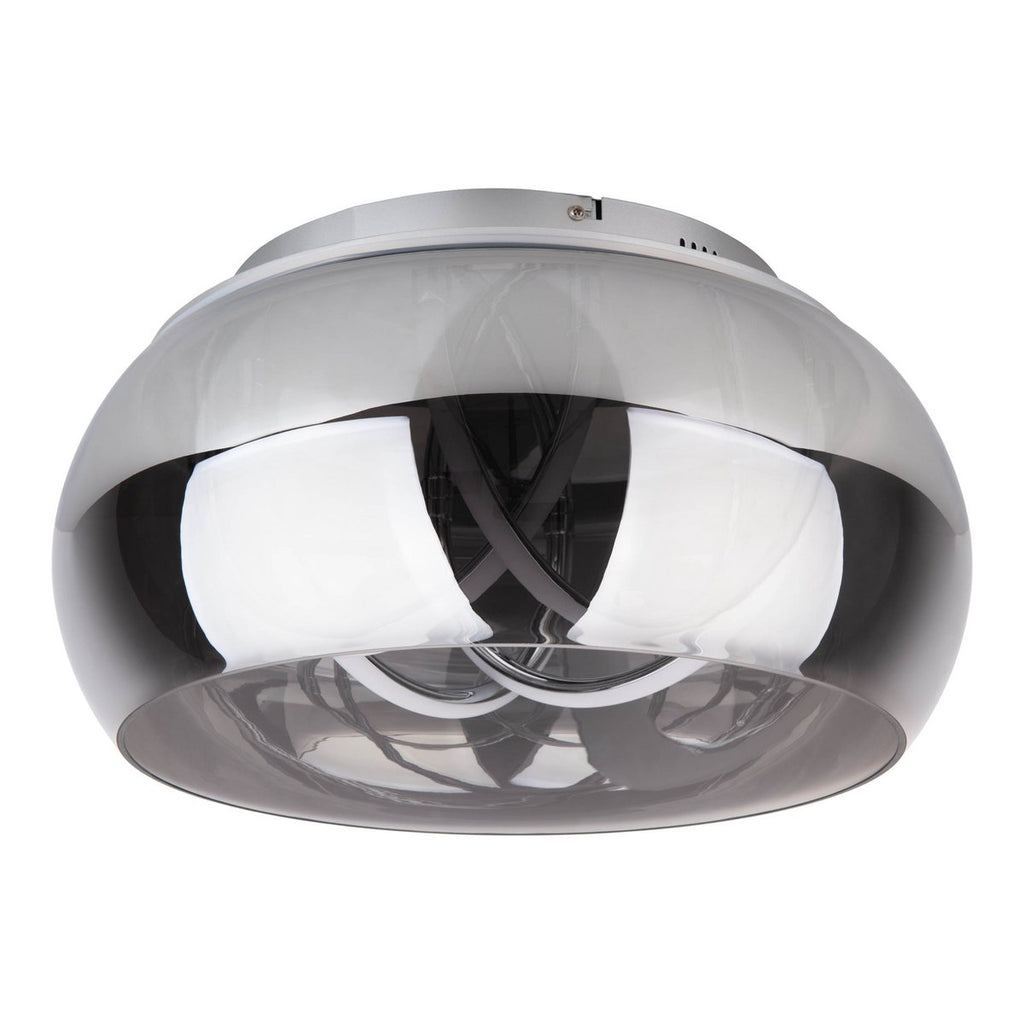 Näve Malou LED Plafondlamp Ø45cm Rookglas