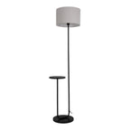 Näve Staande lamp met tafel - Zwart 157cm