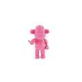 Legende-aap Ornament - polyresin - roze - 20,5x13,5x35cm