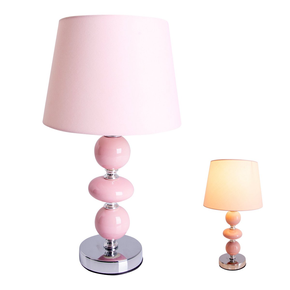 Näve Araga Keramische Tafellamp 36cm Roze