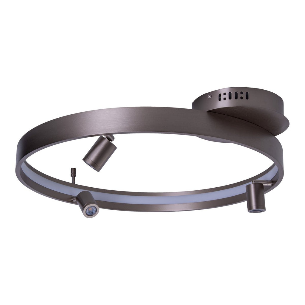 Näve Tristan LED-plafondlamp 58cm Wit Dimbaar