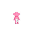 Legende Aap Beeldje - Roze Polyresin - 11x7x19cm - Housevitamin