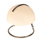 Tafellamp Burano wit Näve - 25cm metaal glas