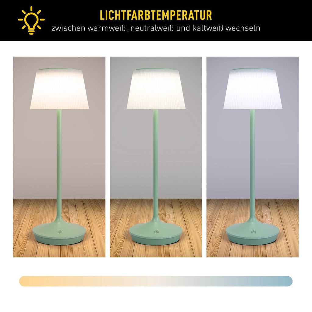 Näve Emmi Solar Tafellamp - Mint 38cm Dimbaar