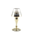 Gouden Kandelaar 12,5x25cm Glas