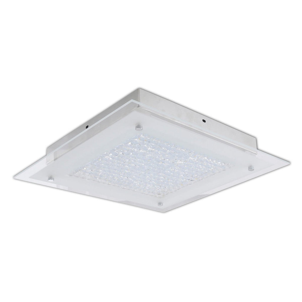 LED plafondlamp Glasgow 36cm Chroom