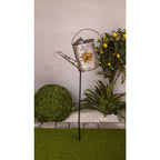 Näve LED Solar Waterhond H:110cm Zilver
