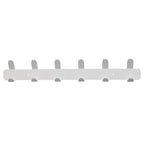 Gorillz Wandkapstok - Wit met 12 Haken, 48cm Breedte