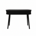 Bijzettafel Zwart MDF 100x33x76cm Opbergmeubel