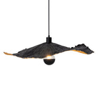 Papieren hanglamp "Gek Papier" Ø56cm Zwart-Goud