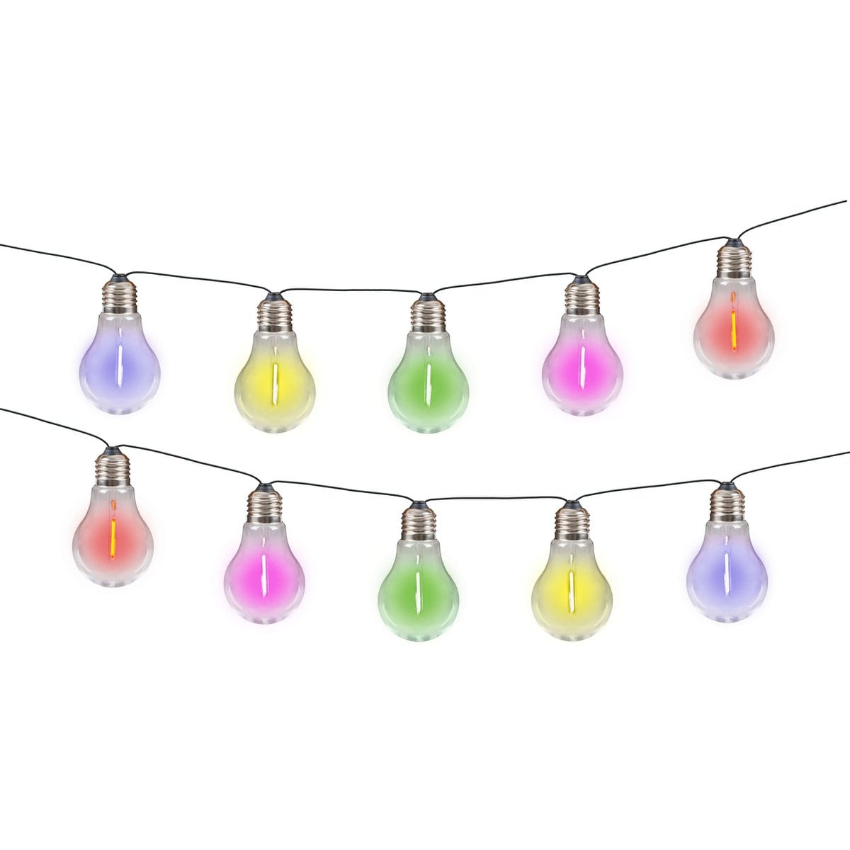 Linda Zonne-buitenkant Lichtsnoer RGB 370cm