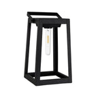 LED -decoratieve lamp, voor buiten, decoratie metaal en plastic in het zwart, met geïntegreerde LED