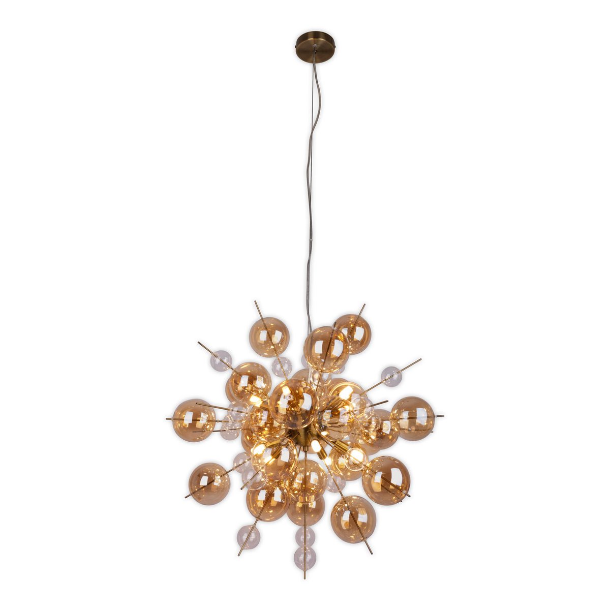 Näve Explosie Hanglamp - Barnsteen 65cm