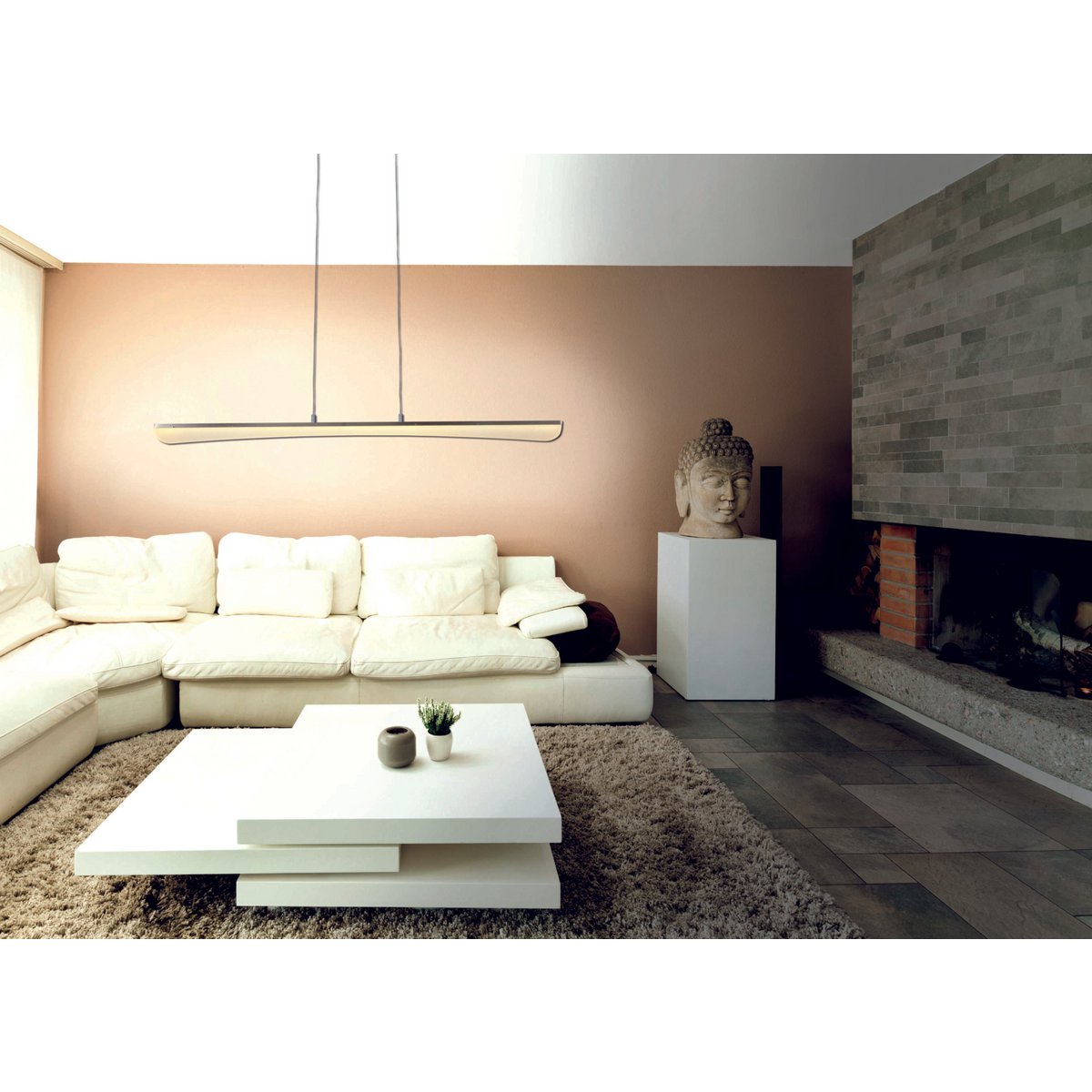 LED Hanglamp Bones 2 - Näve 100cm Chrome