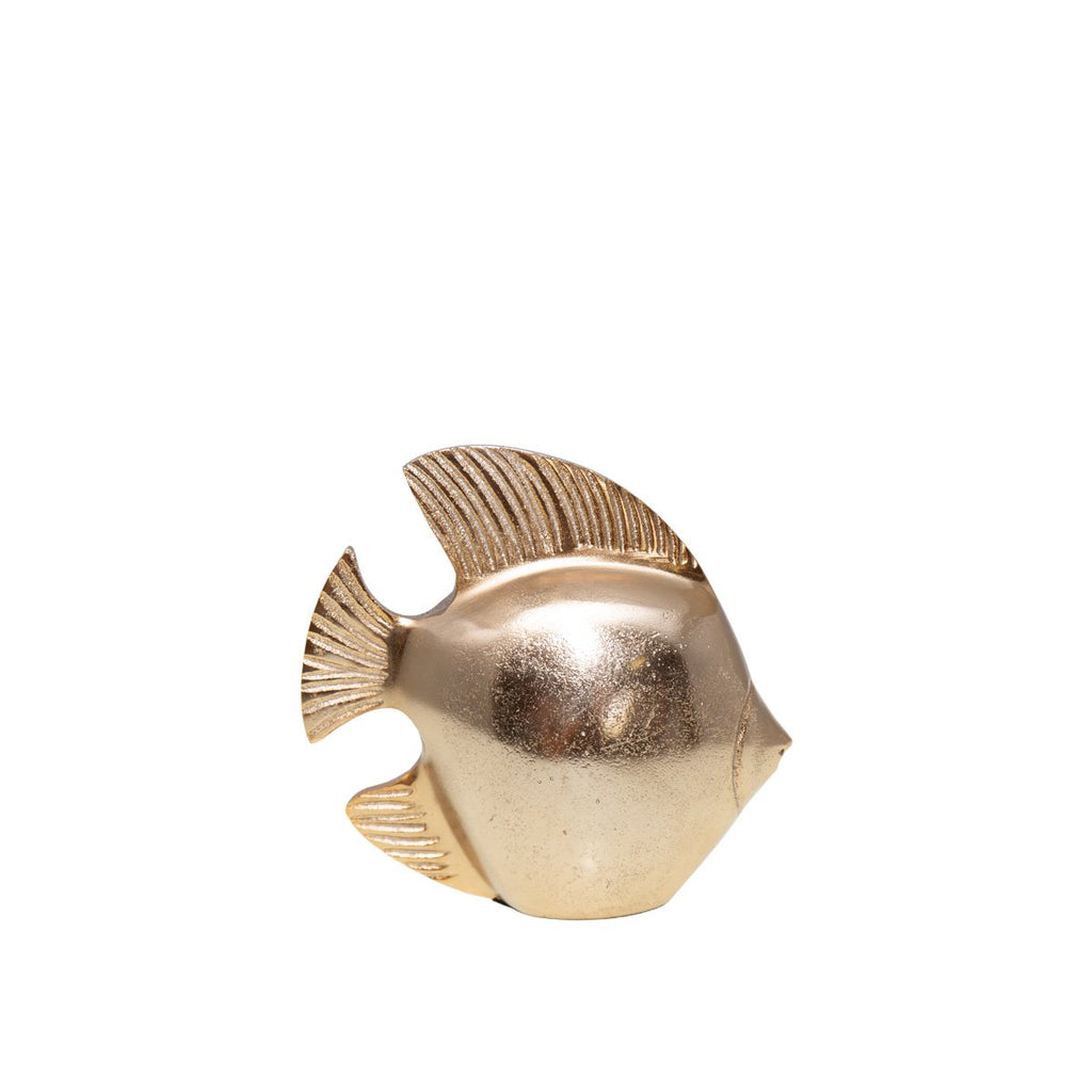 Gouden Decoratieve Vis - Aluminium H19,5cm
