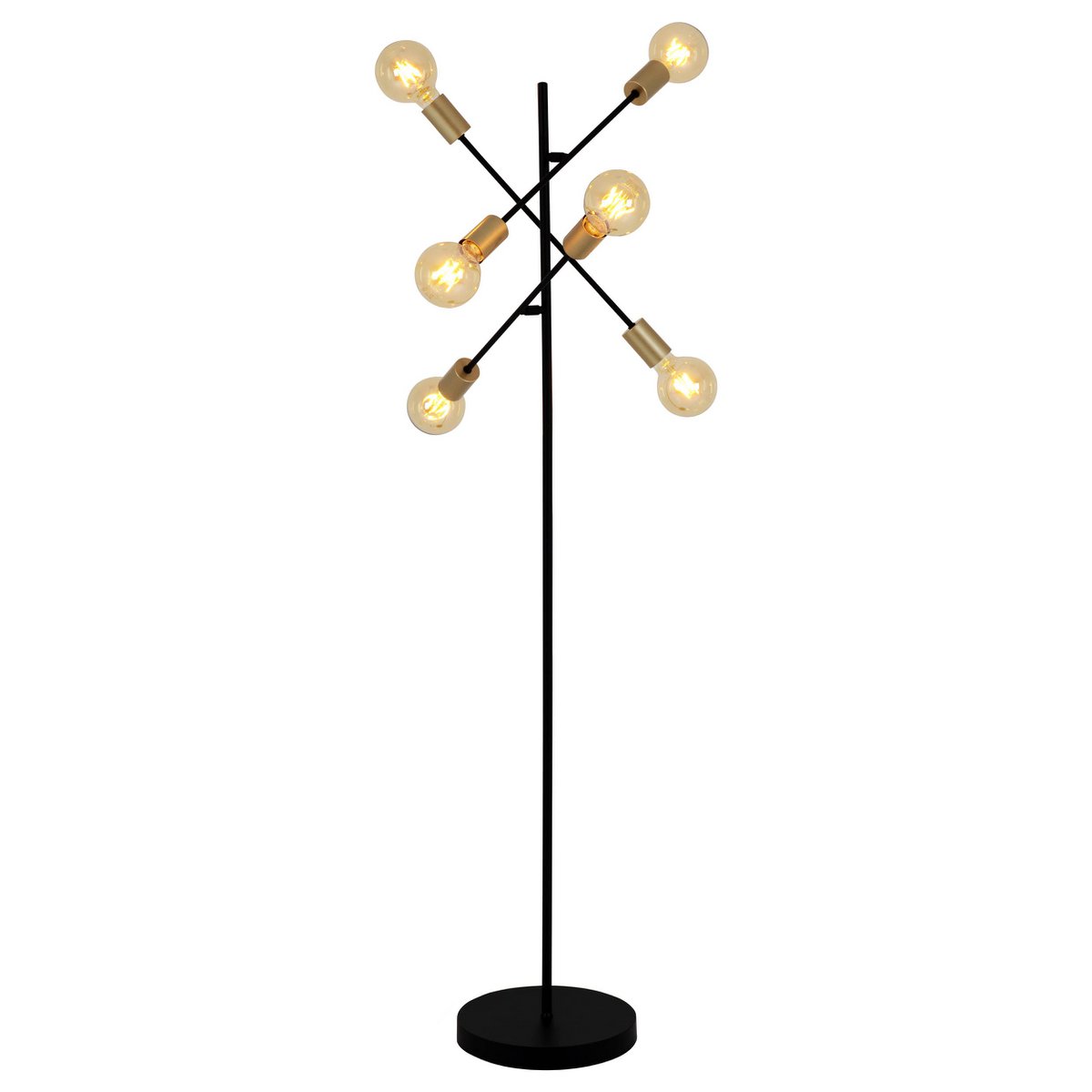 Näve Modo Staande Lamp Zwart 150cm E27