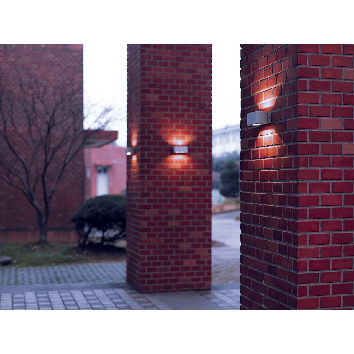 LED Buitenmuurlamp Alvena - Warm Wit 15x6.5cm